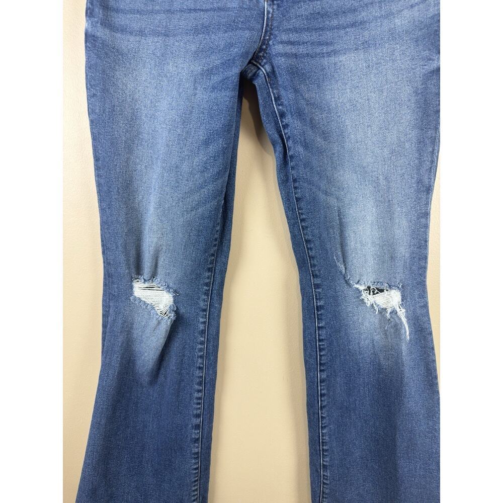 Kut from the Kloth Nadia High Rise Flare Jeans Women’s Size 4 Distressed - Picture 5 of 15